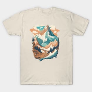 peace snowy mountains , nature spirit T-Shirt